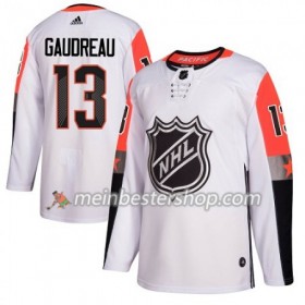 Calgary Flames Johnny Gaudreau 13 2018 NHL All-Star Pacific Division Adidas Weiß Trikot Authentic - Herren